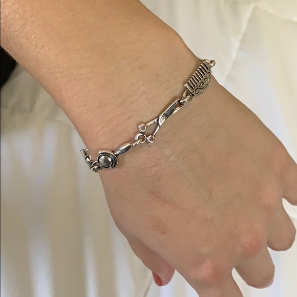 COPY - Sterling Silver hairstylist charm bracelet - Picture 4 of 4
